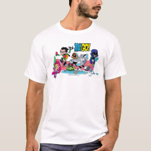 Camiseta ¡Los titanes adolescentes van! acercamientos