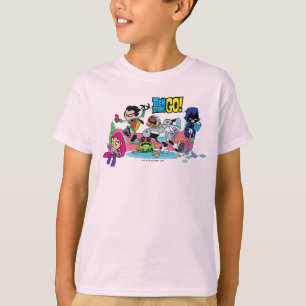 Camiseta ¡Los titanes adolescentes van! acercamientos