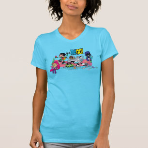Camiseta ¡Los titanes adolescentes van! acercamientos