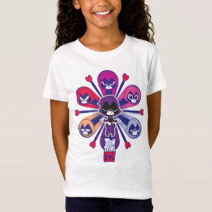 Camiseta ¡Los titanes adolescentes van! Emoticlones del