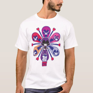 Camiseta ¡Los titanes adolescentes van! Emoticlones del