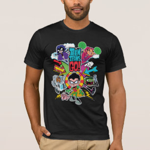 Camiseta ¡Los titanes adolescentes van! gráfico de la