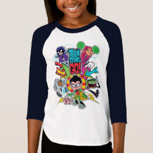 Camiseta ¡Los titanes adolescentes van! gráfico de la