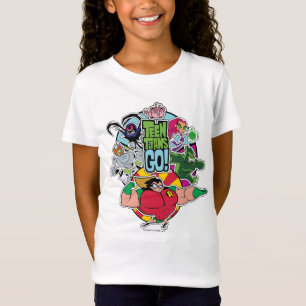 Camiseta ¡Los titanes adolescentes van! gráfico del grupo