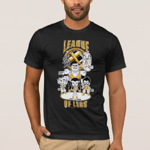 Camiseta ¡Los titanes adolescentes van! liga del   de