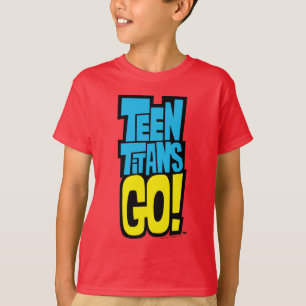 Camiseta ¡Los titanes adolescentes van! logotipo del  