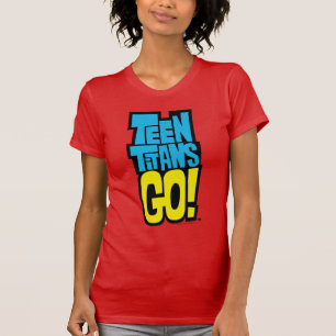 Camiseta ¡Los titanes adolescentes van! logotipo del