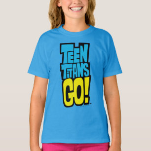 Camiseta ¡Los titanes adolescentes van! logotipo del  