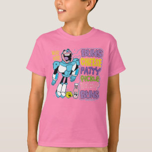 Camiseta ¡Los titanes adolescentes van! rap de la