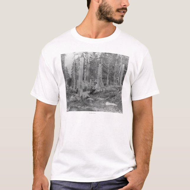Camiseta Los tocones de árboles redujeron por el fiesta de (Anverso)