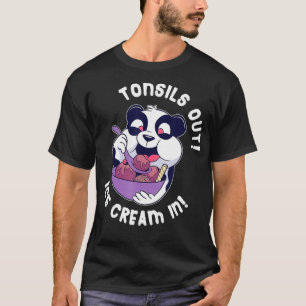 Camiseta Los Tonelados Salen Helados En Panda Comiendo Hela