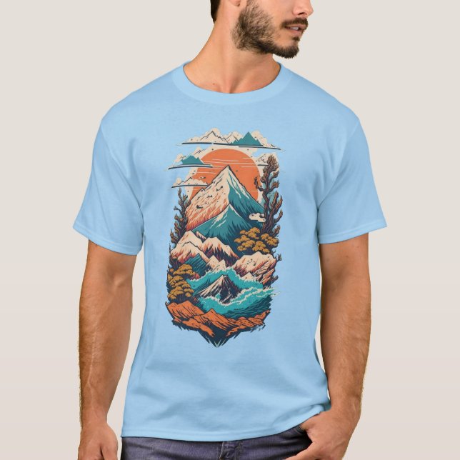Camiseta Los tonos de tierra (Anverso)