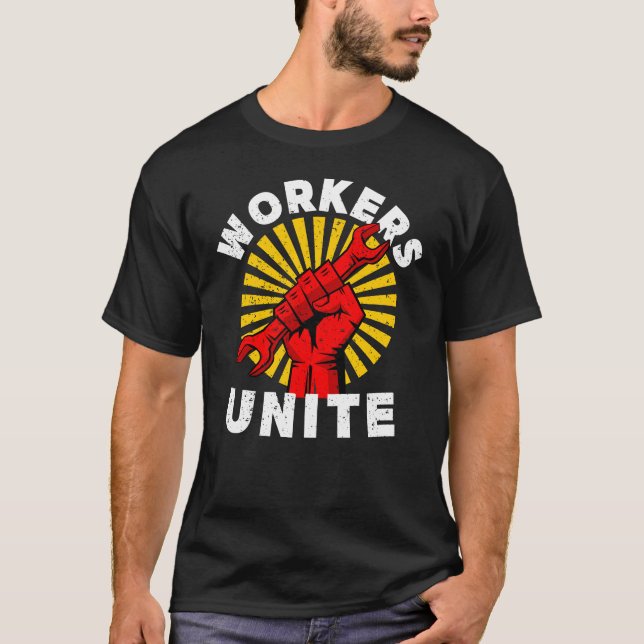 Camiseta Los trabajadores se unen (Anverso)