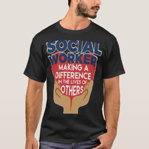 Camiseta Los Trabajadores Sociales Hacen La Diferencia En L