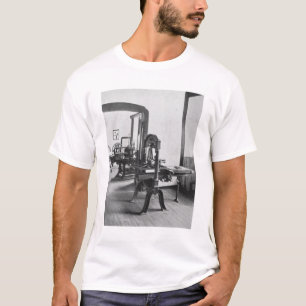 Camiseta Los trabajos de impresión, de los talleres del
