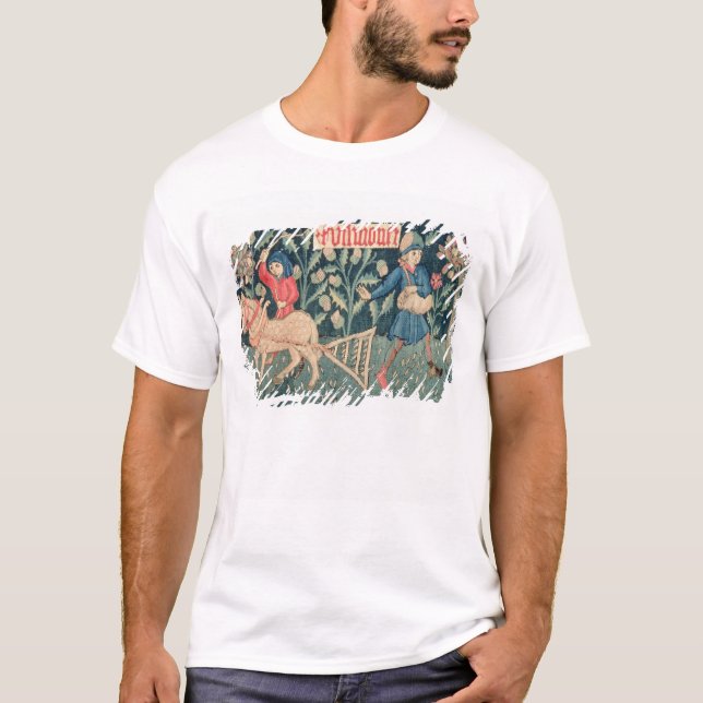Camiseta Los trabajos de los meses, Alsacia (Anverso)