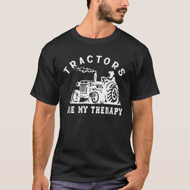 Camiseta Los Tractores Son Mi Tractor De Terapia (Anverso)