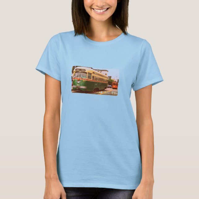 Camiseta Los tranvías son divertidos (Anverso)
