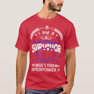 Camiseta Los trastornos de la alimentación Un sobreviviente