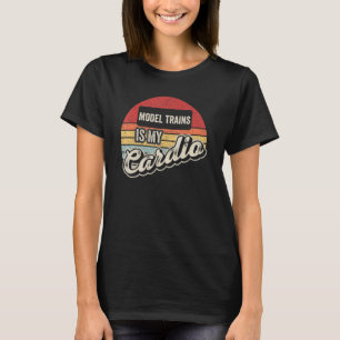 Camiseta Los Trenes De Modelo Son Mi Tra De Modelo Retro Ca