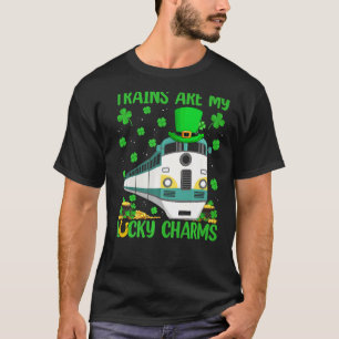 Camiseta Los Trenes Son Mi Afortunado Día St Patrick S