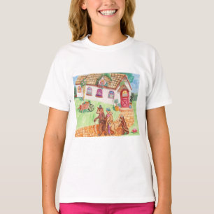 Camiseta Los Tres Osos 🐻 Y La Cabaña