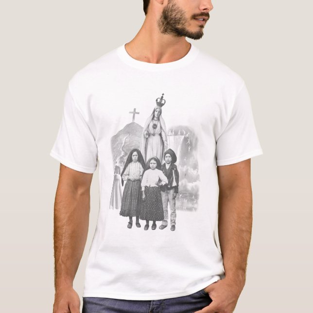 Camiseta Los tres pastores de Fátima (Anverso)