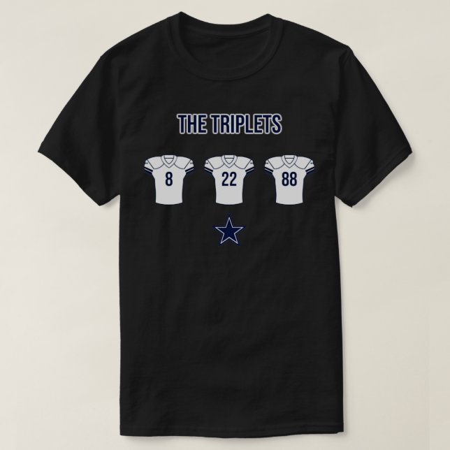 Camiseta Los Triplets Dallas Cowboys TShirt (Diseño del anverso)