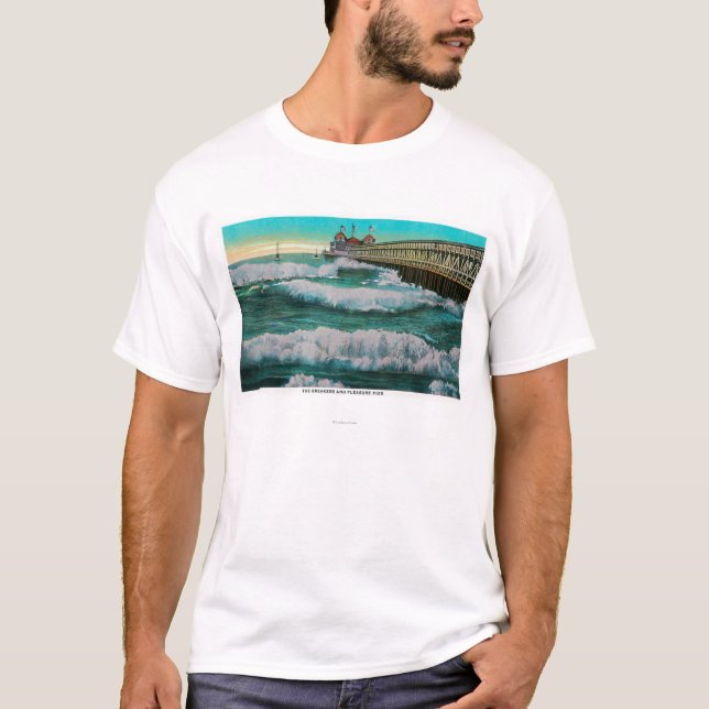 Camiseta Los trituradores y la playa de PierLong del (Anverso)
