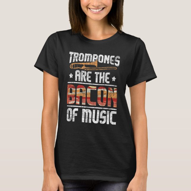 Camiseta Los Trombones Son El Baco De La Música - El Amante (Anverso)