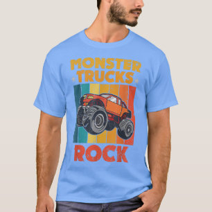 Camiseta Los trucos de rock de los monstruos retro asombros