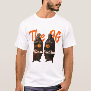 Camiseta Los trucos o trucos de OG Skeleton & Vampire Ha