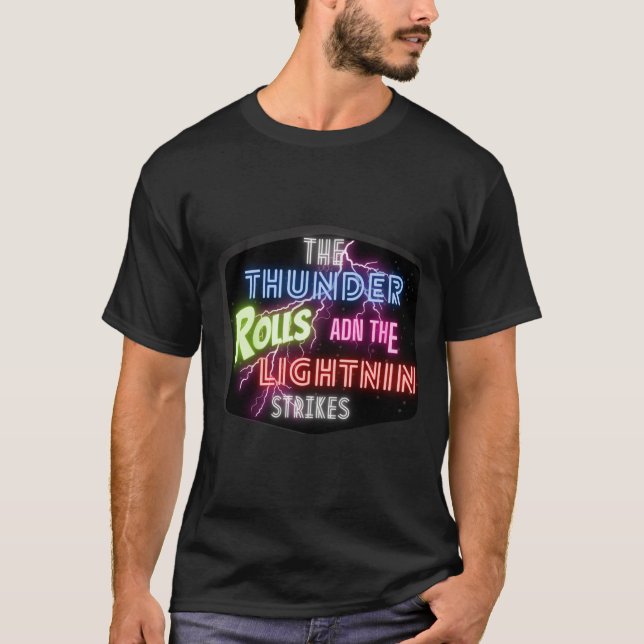 Camiseta Los truenos y los relámpagos (Anverso)