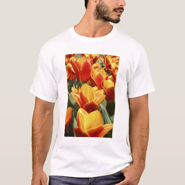 Camiseta Los tulipanes abundan en Keukenhof Gardens, Holand (Anverso)