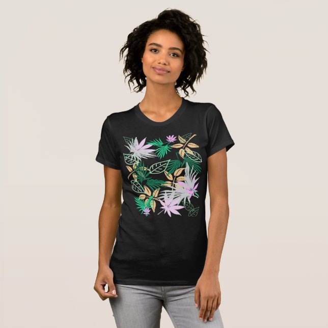 Camiseta Los túneles tropicales dejan plantas (Anverso completo)