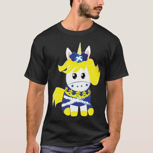 Camiseta Los unicornios escoceses están tambaleándose (Anverso)