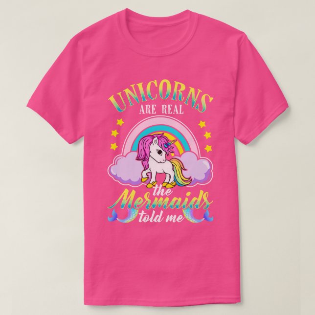 Camiseta Los Unicornios Me Han Dicho Las Verdaderas Sirenas (Diseño del anverso)