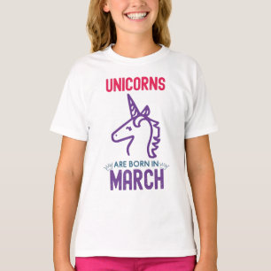 Camiseta Los unicornios nacen en marzo
