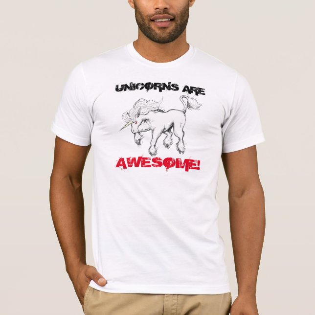 Camiseta Los unicornios son impresionantes (Anverso)