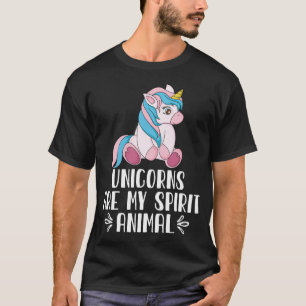 Camiseta Los Unicornios Son Mi Animal Espiritual