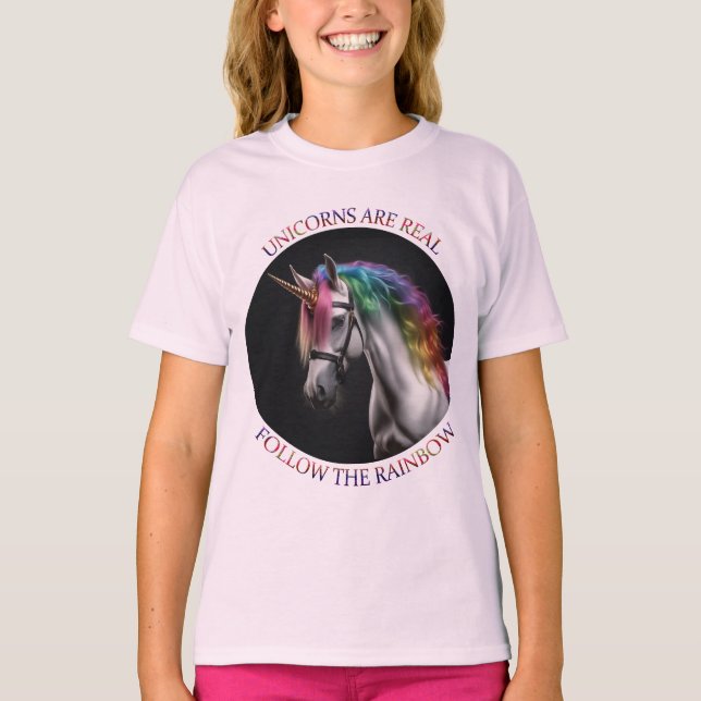 Camiseta Los unicornios son reales (Anverso)