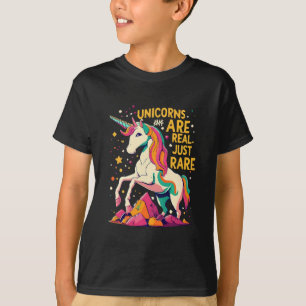 Camiseta Los unicornios son reales solo que raros