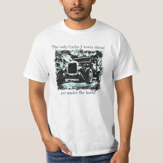 Camiseta Los únicos carbohidratos que me preocupan (Anverso)