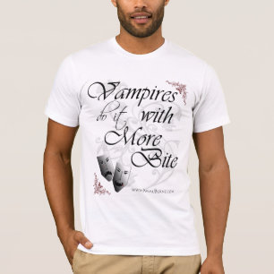 Camiseta Los vampiros lo hacen con más mordedura