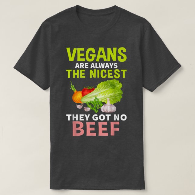 Camiseta Los Veganos No Tienen Bebida Vegan Diseño Para Fru (Diseño del anverso)