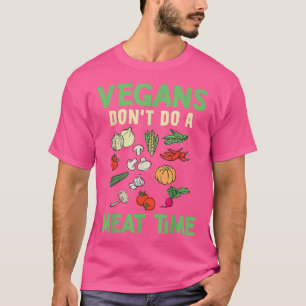 Camiseta Los vegetarianos no hacen un diseño vegano de carn