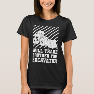 Camiseta Los Vehículos De Construcción Comerciarán Con Herm