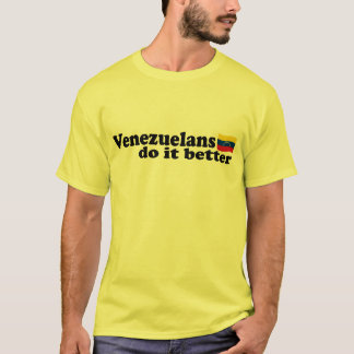 Camiseta Los venezolanos lo hacen mejor