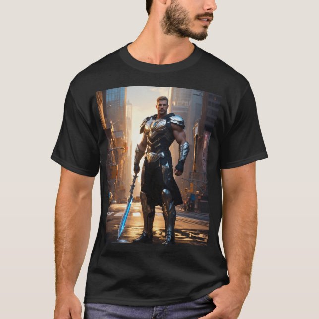 Camiseta Los vengadores se unen: Epic City Defense (Anverso)