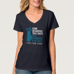 Camiseta Los verdaderos abuelitos juegan al golf y luego to
